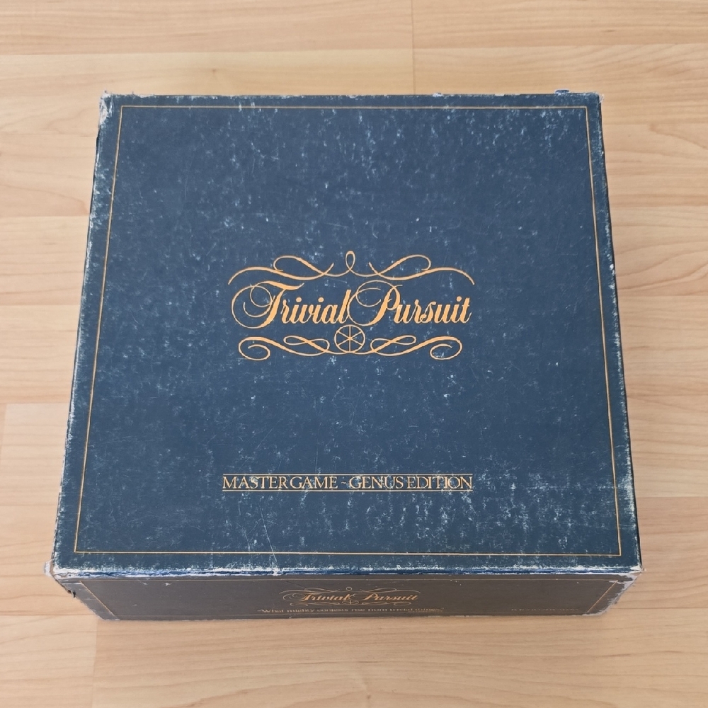Vintage 1981 Original Trivial Pursuit Master Game Genus Edition Complete Box